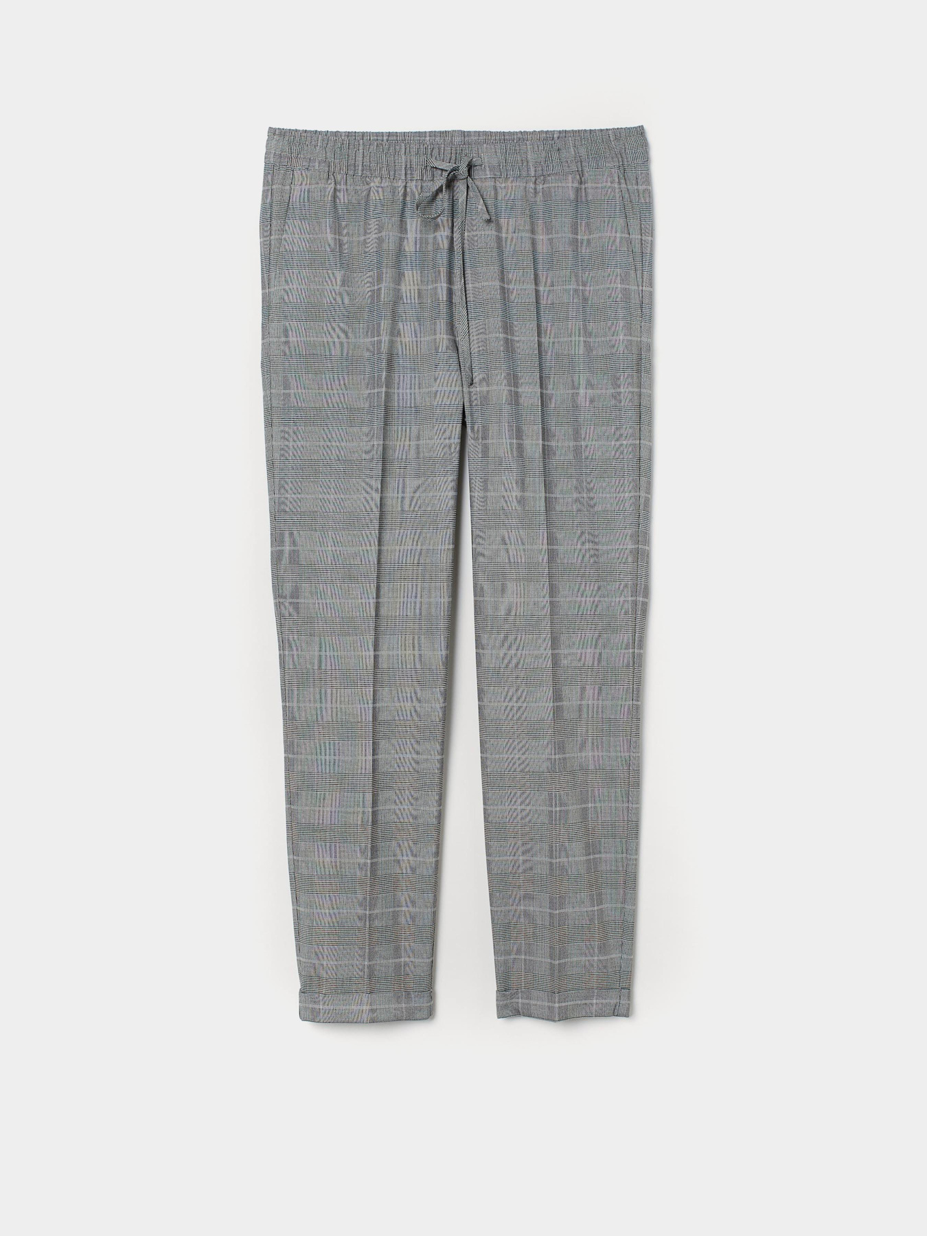 Брюки повседневные H&M модель 7664022wer_Серо-белый Фото