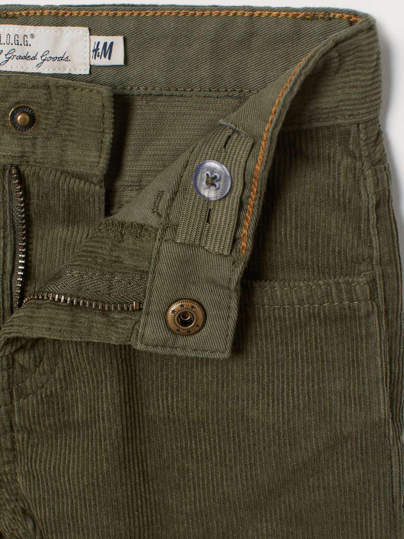 Штани повсякденні H&M модель 7556410kwer_Хаки Фото