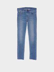 Зауженные джинсы H&M модель 4445557ral_Синий Фото