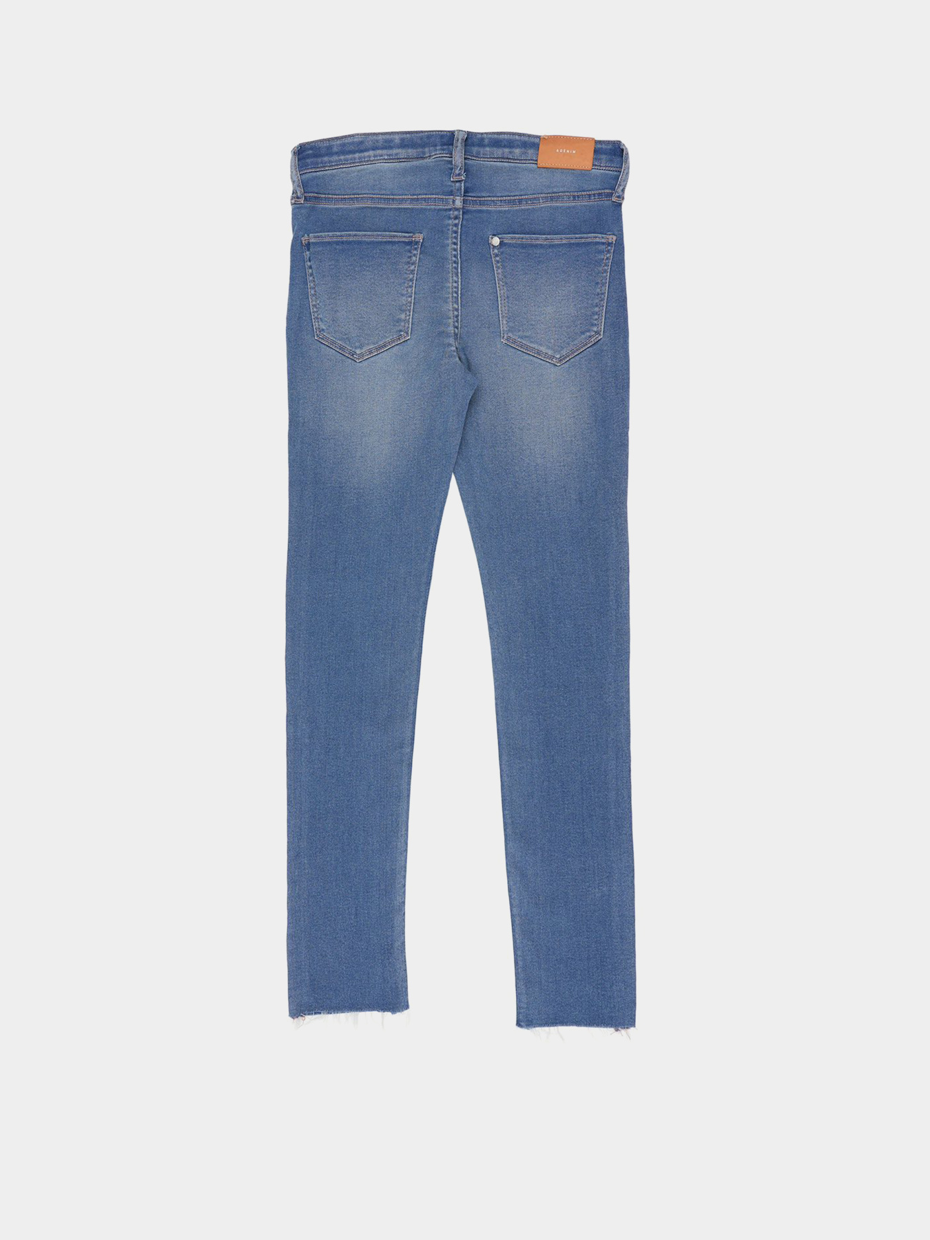 Зауженные джинсы H&M модель 4445557ral_Синий Зауженные джинсы H&M модель 4445557ral_Синий Фото