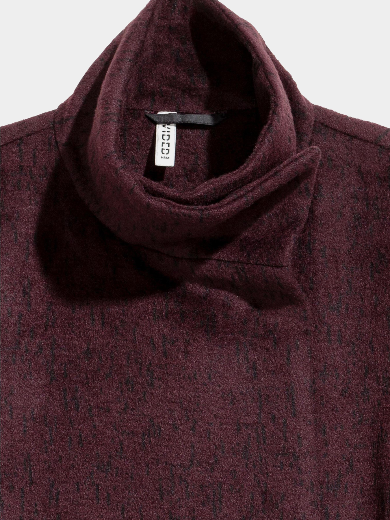 Пальто H&M модель 4885496RP71_Сливовый Фото