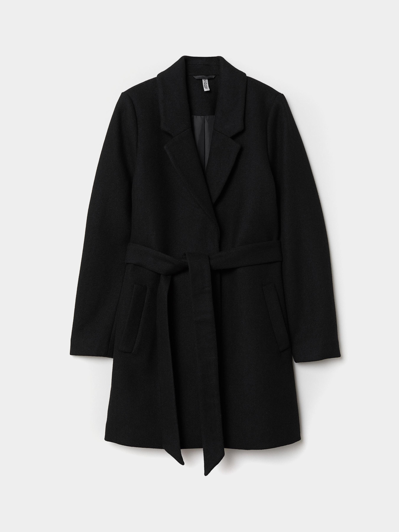 Пальто H&M модель 6146220wt_черный Фото