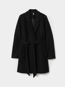 Пальто H&M модель 6146220wt_черный Фото