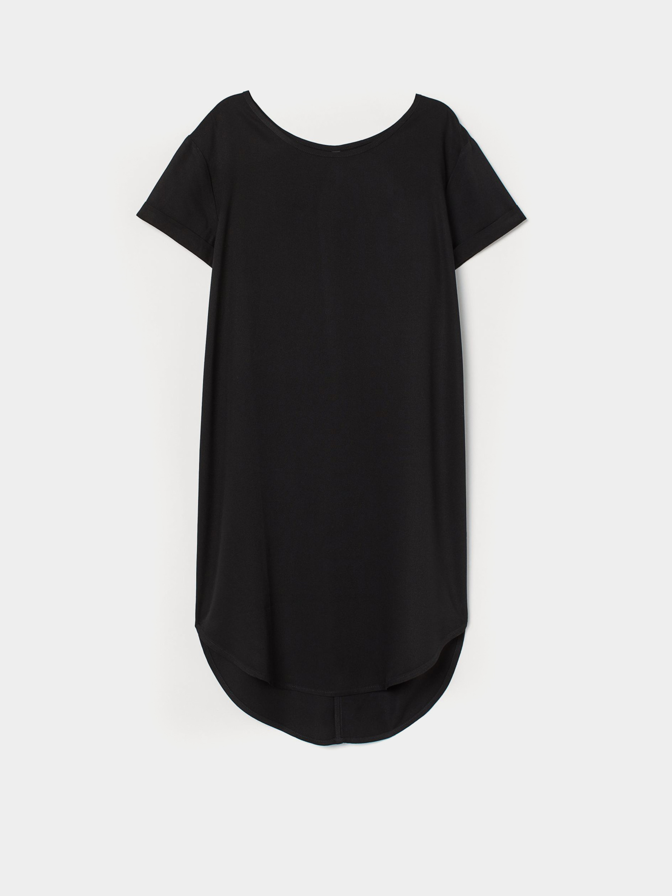 Платье-футболка H&M модель 8436871RP7_Черный Фото