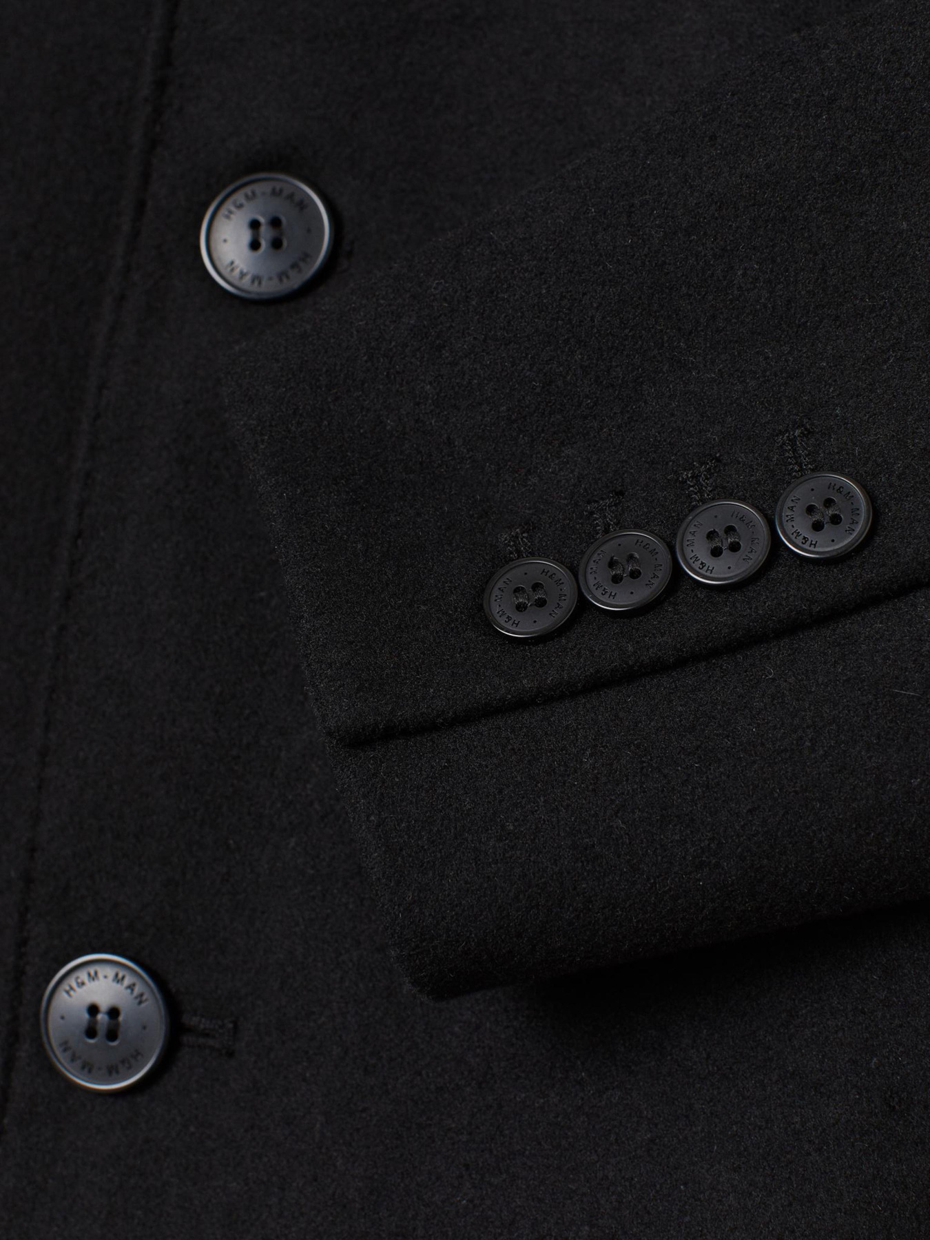 Пальто H&M модель 7881722dm_Черный Фото