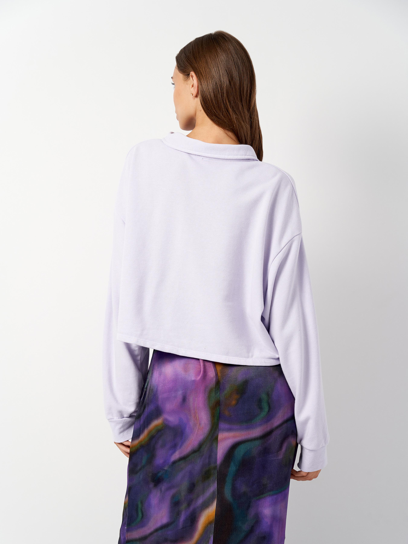 Світшот H&M модель 1107398rаl_Лавандовый Фото