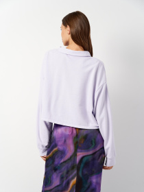 Світшот H&M модель 1107398rаl_Лавандовый Фото