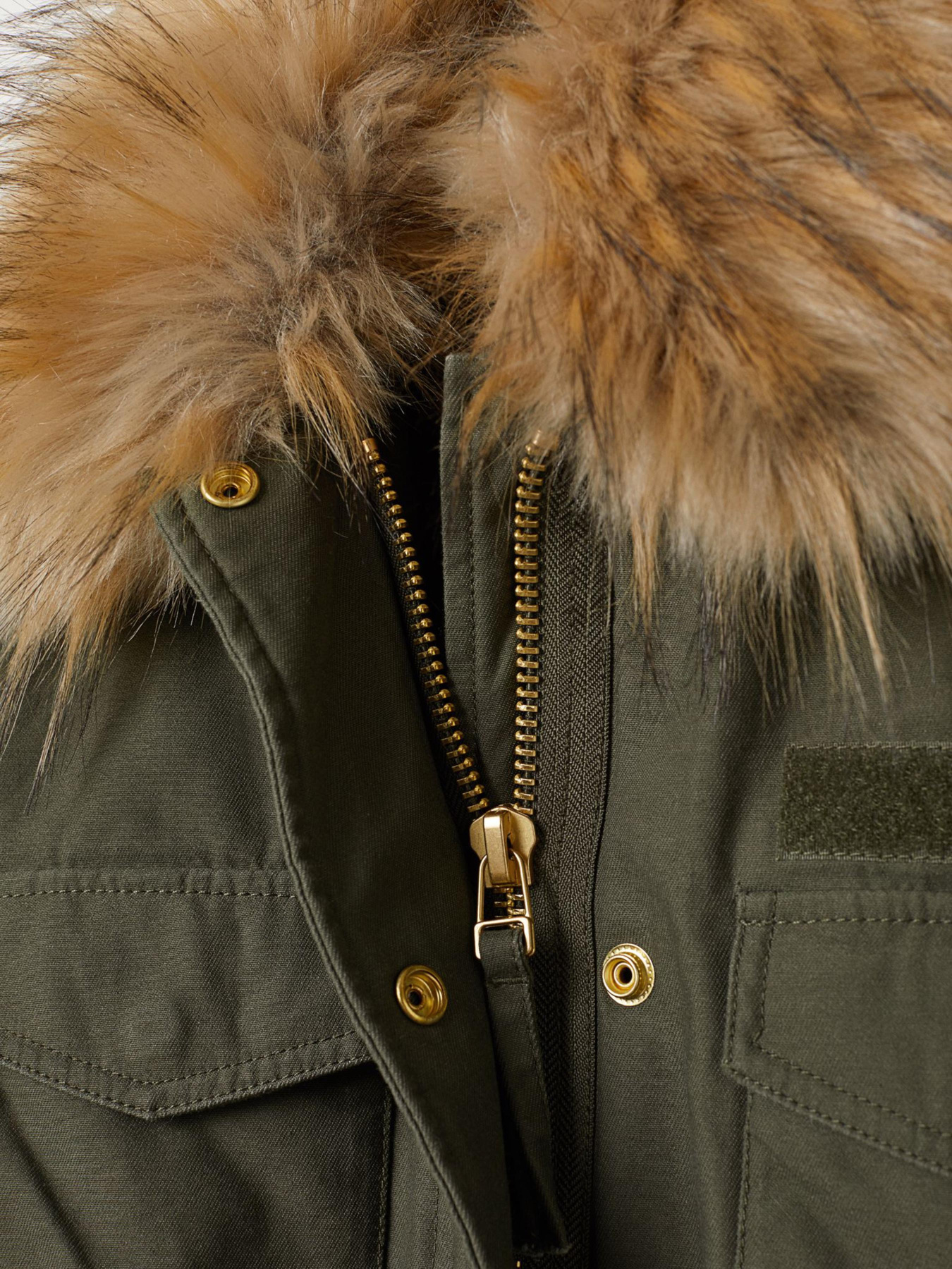 Парка H&M модель 6594538dlog_Хаки Фото