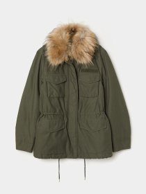 Парка H&M модель 6594538dlog_Хаки Фото