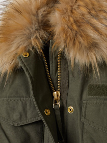 Парка H&M модель 6594538dlog_Хаки Фото