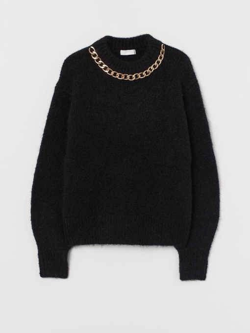 Свитер модель 9475852wer_Черный Фото