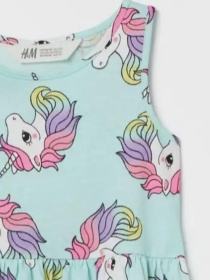 Сукня міді H&M модель 7396591kwer_Мятный Фото