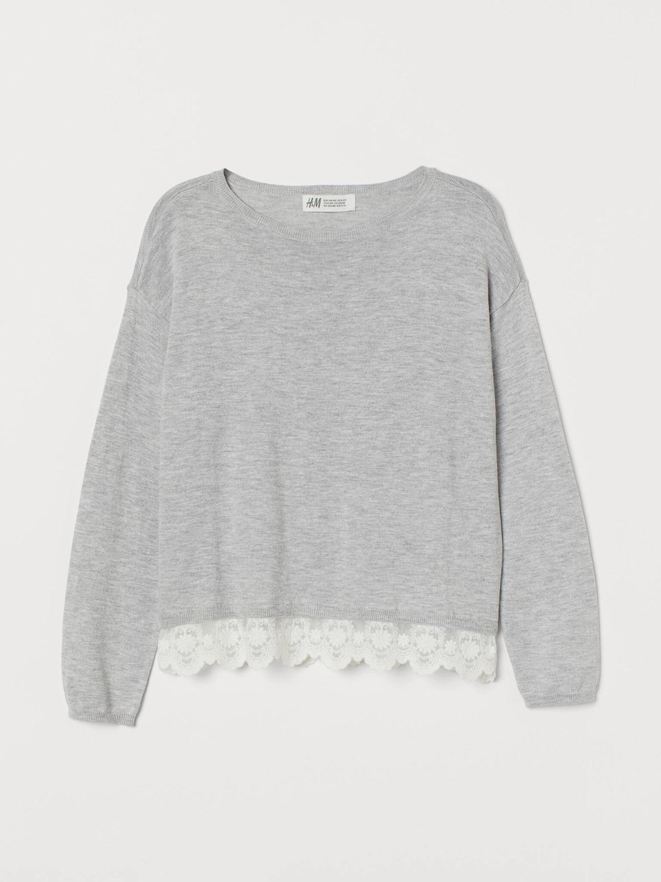 Джемпер H&M модель 7953531kwer_Серый Фото