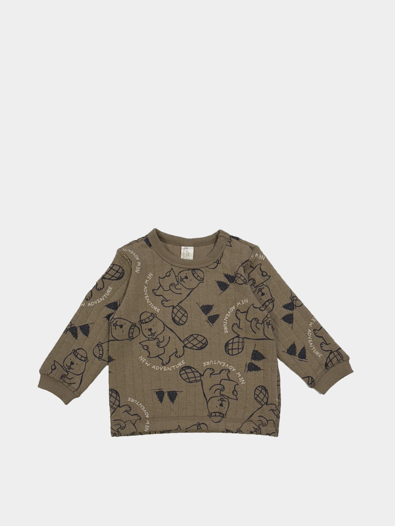 Свитшот H&M модель 10779196kwer_Хаки Фото