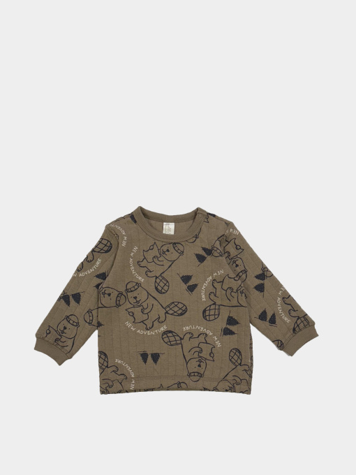 Свитшот H&M модель 10779196kwer_Хаки Фото