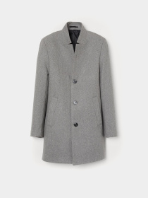 Пальто H&M модель 7881722wer_Серый Фото