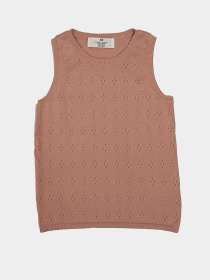 Жилет H&M модель 10738995kwer_Пудровый Фото