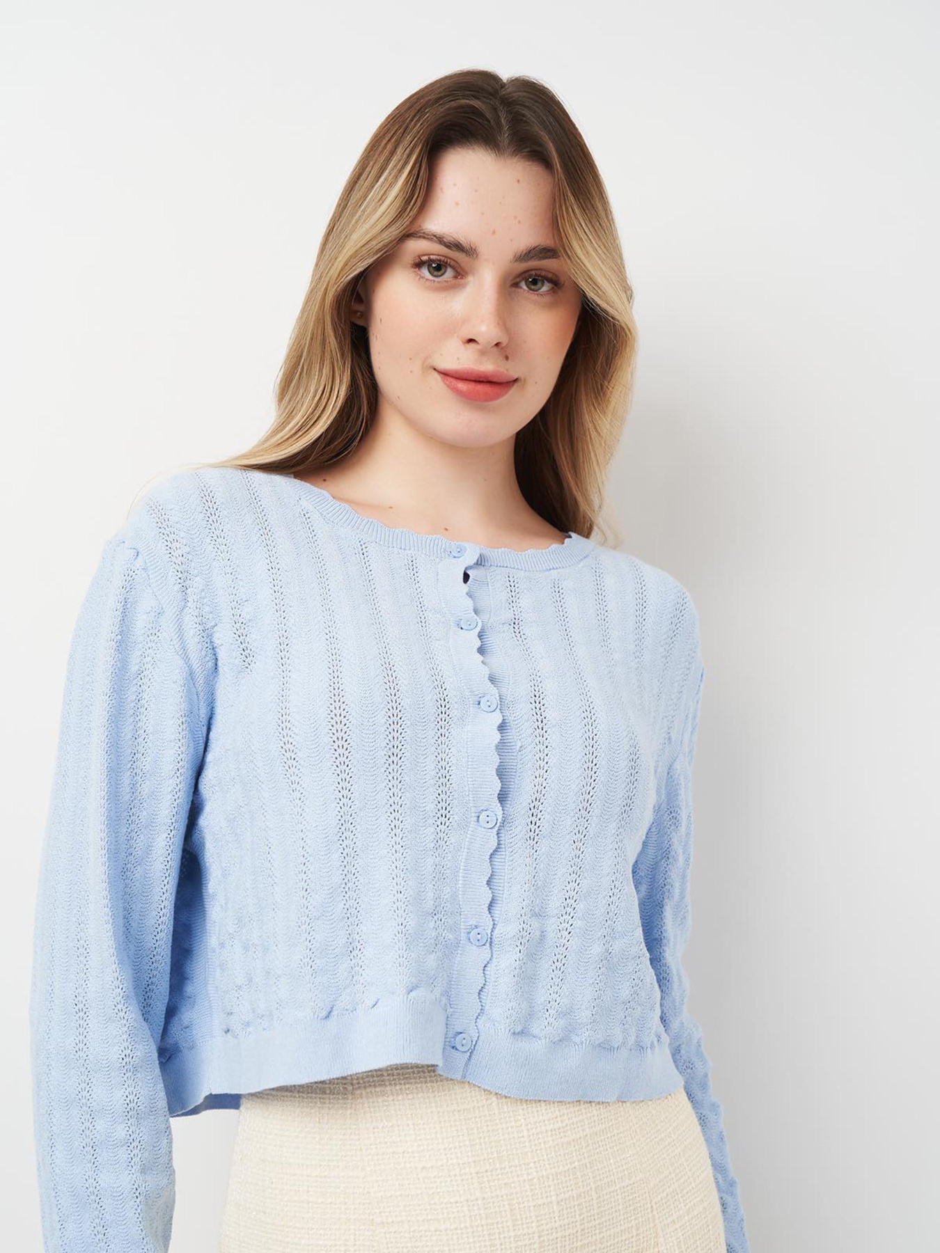 Кардиган H&M модель 1105687wer_Голубой Фото