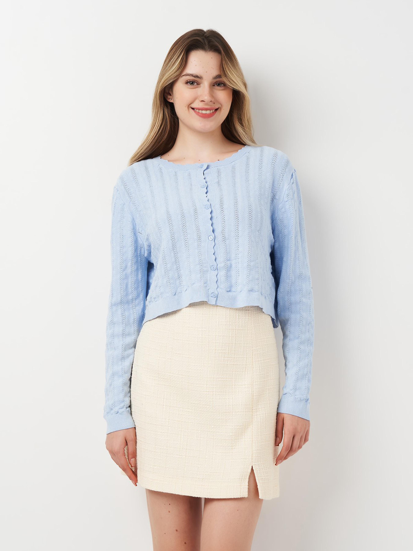 Кардиган H&M модель 1105687wer_Голубой Фото