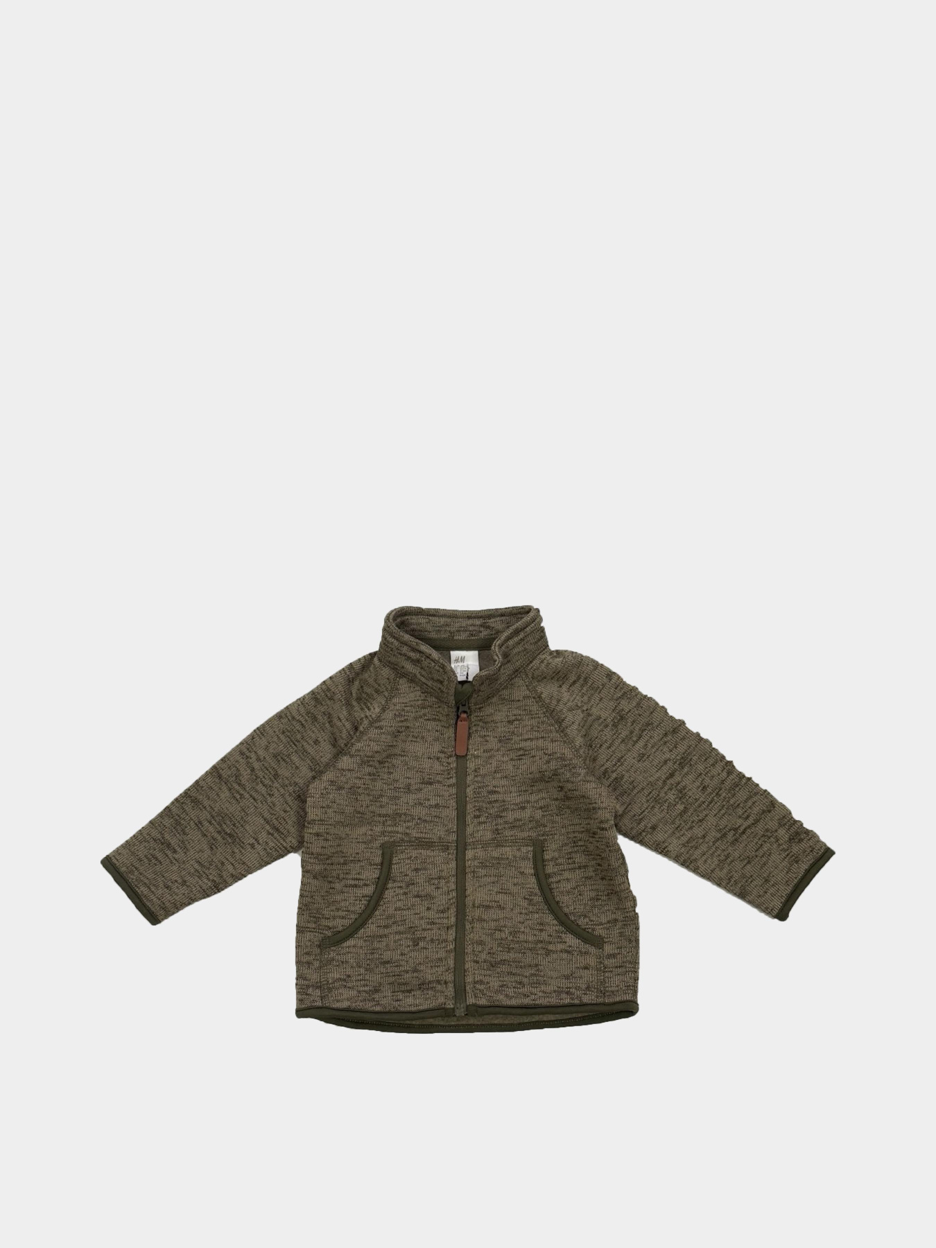 Флісова кофта H&M модель 8448122kwer_Хаки Фото