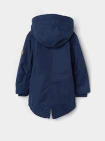 Парка H&M модель 6251930kwer_Темно-синий Фото