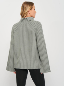 Светр H&M модель 9324682wer_Серо-зеленый Фото