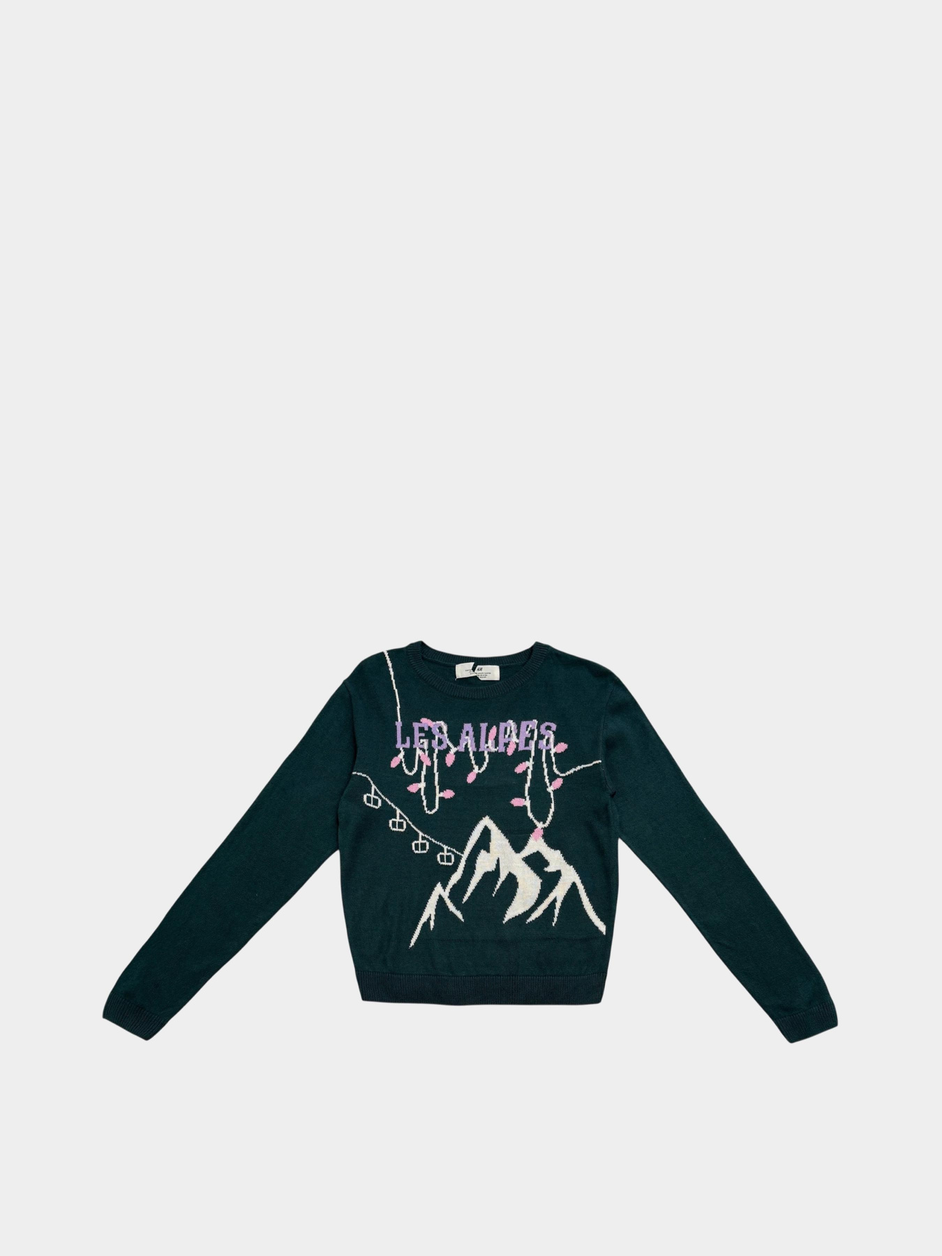 Джемпер H&M модель 8525821kwer_Темно-зеленый Фото