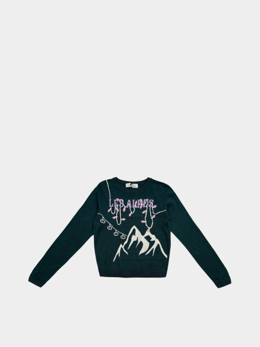 Джемпер H&M модель 8525821kwer_Темно-зеленый Фото