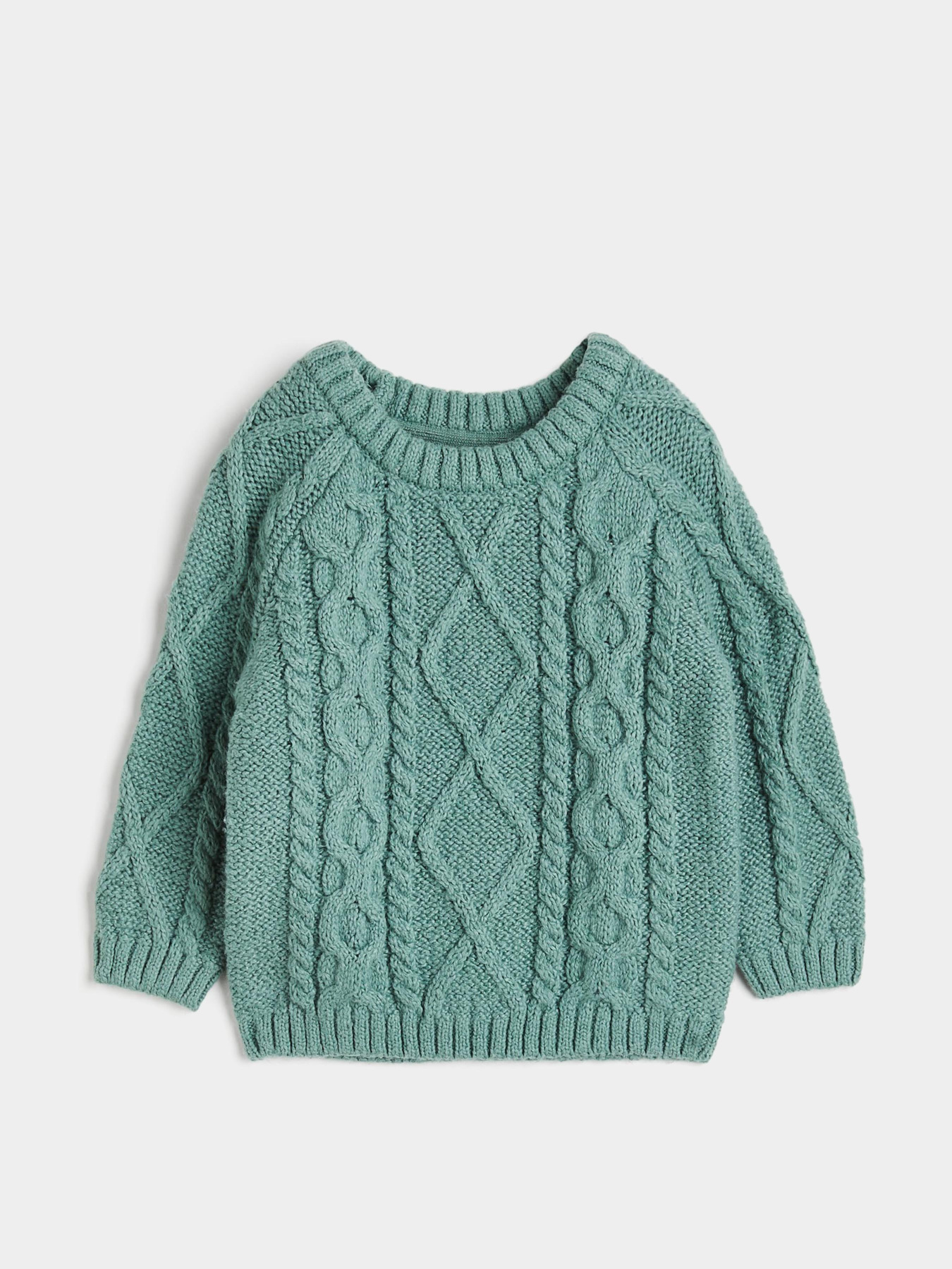 Джемпер H&M модель 10750063kwer_Бирюзовый Фото