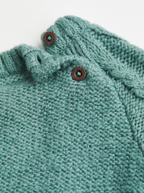 Джемпер H&M модель 10750063kwer_Бирюзовый Фото