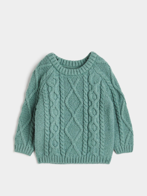 Джемпер H&M модель 10750063kwer_Бирюзовый Фото