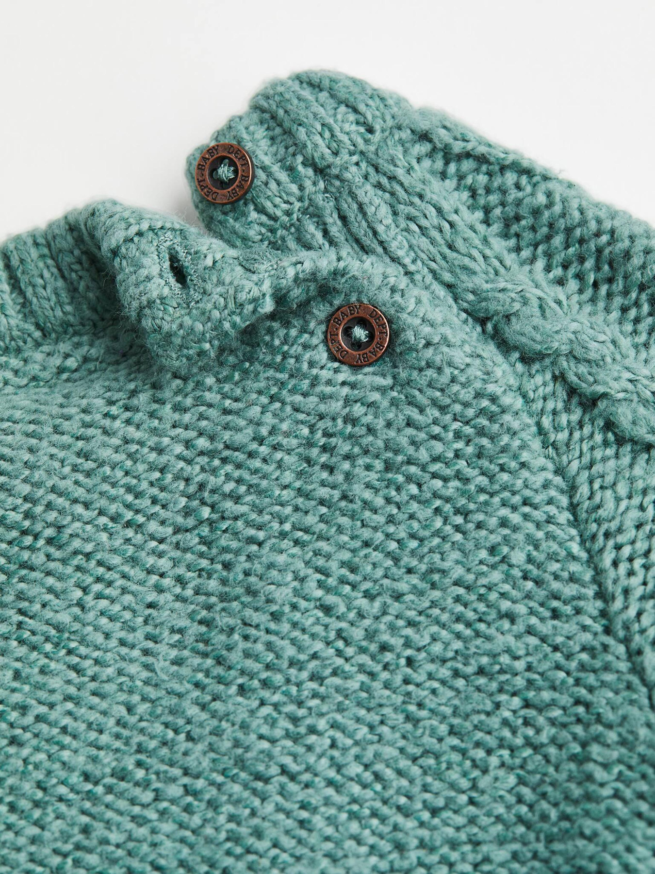 Джемпер H&M модель 10750063kwer_Бирюзовый Фото