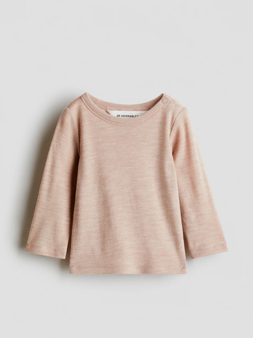 Джемпер H&M модель 9973346kwer_Пудровый Фото