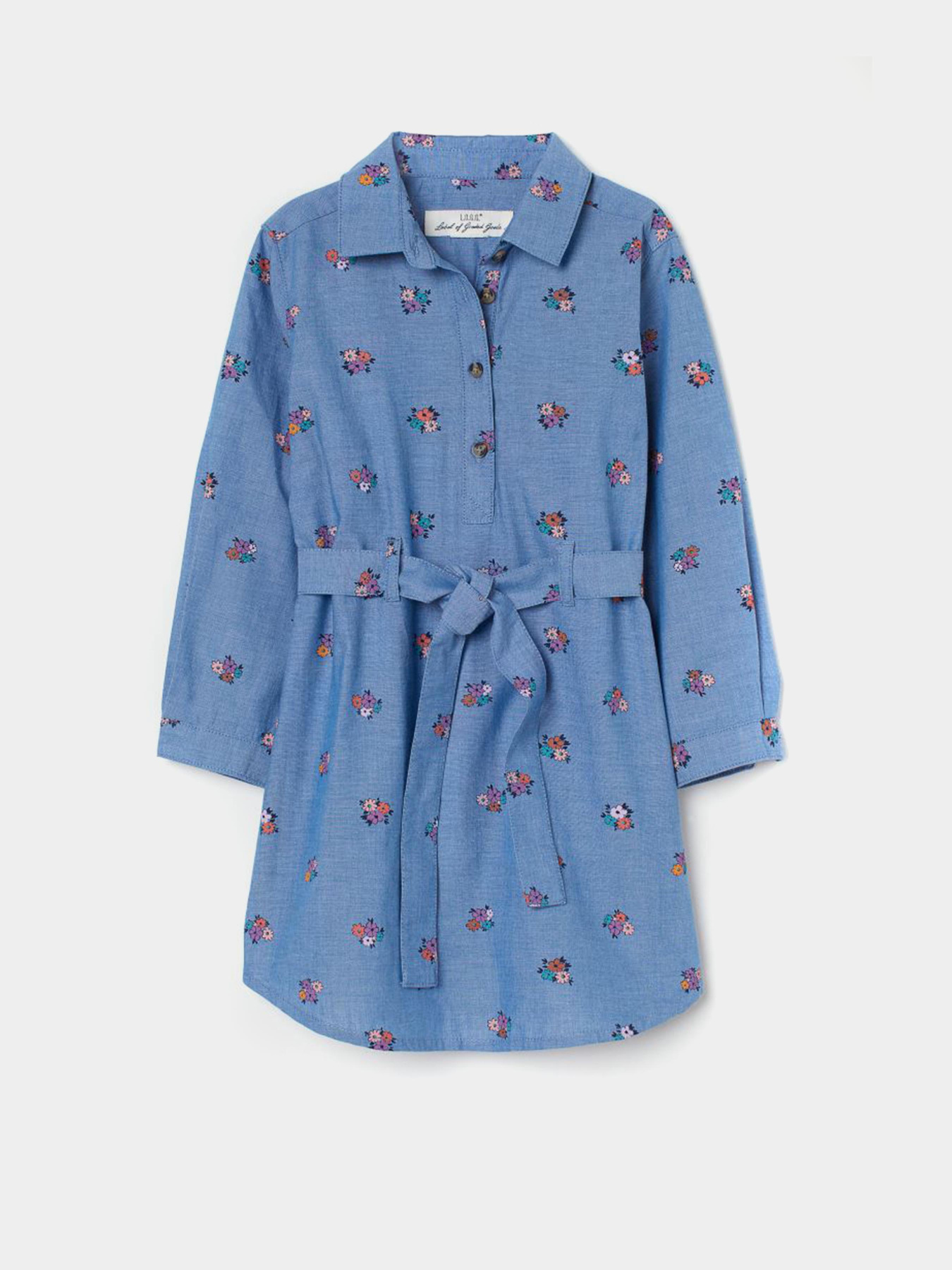 Платье миди H&M модель 92587341kwer_Синий Фото