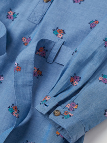 Платье миди H&M модель 92587341kwer_Синий Фото