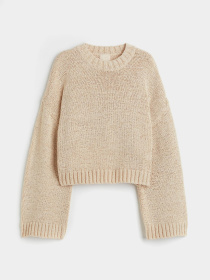 Джемпер H&M модель 10587965wer_Светло-бежевый Джемпер H&M модель 10587965wer_Светло-бежевый Фото