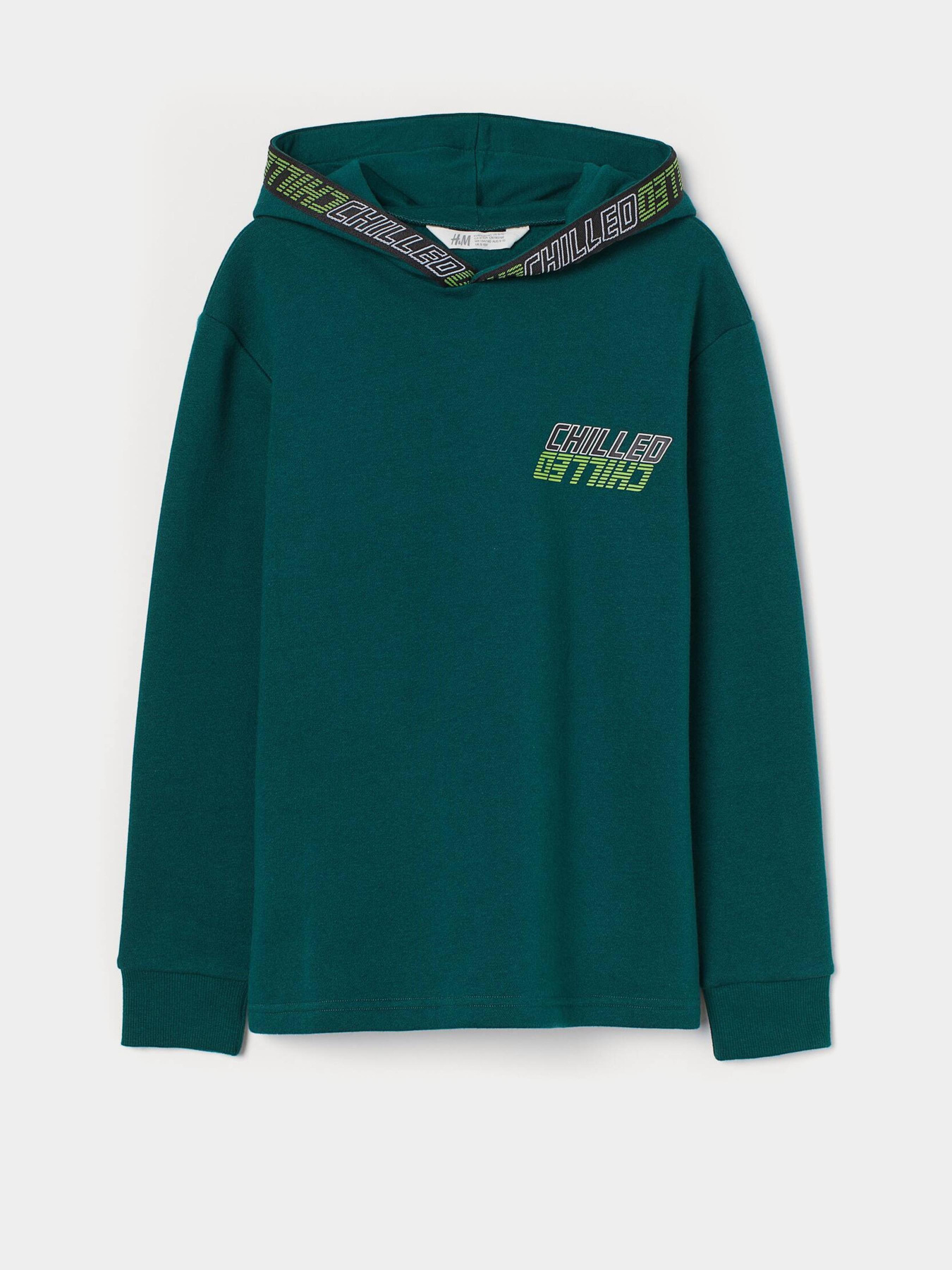 Худі H&M модель 8967582kwer_Темно-зеленый Фото