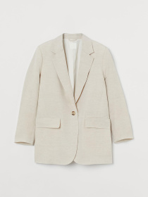 Блейзер H&M модель 9640333wer_Светло-бежевый Фото