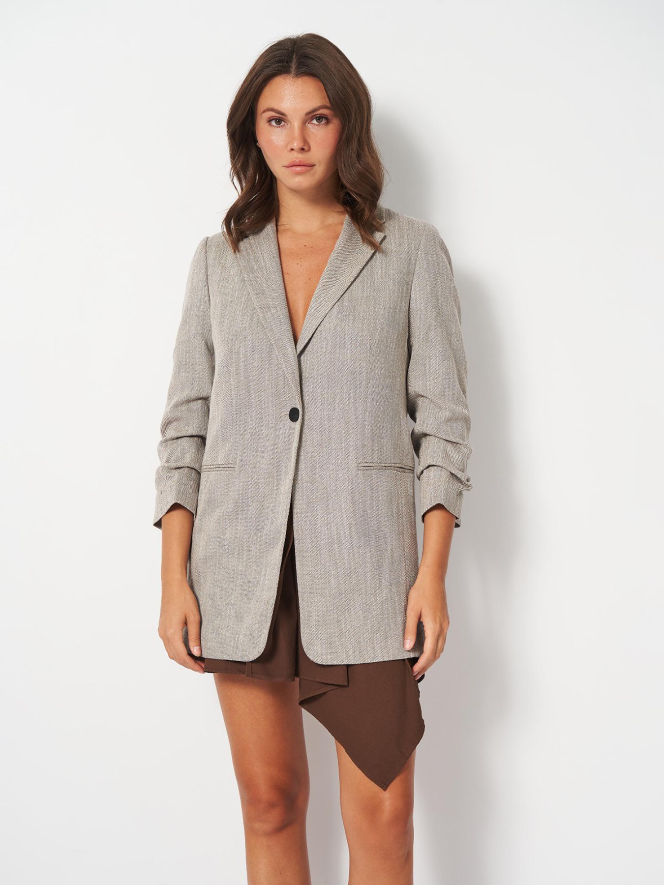 Блейзер H&M модель 9357274wer_Бежевый Фото