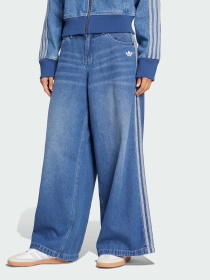 Широкие джинсы Adidas Adicolor модель JV7454 Фото