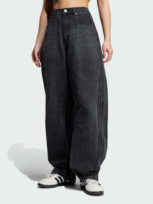 Широкие джинсы Adidas модель JX9213 Фото