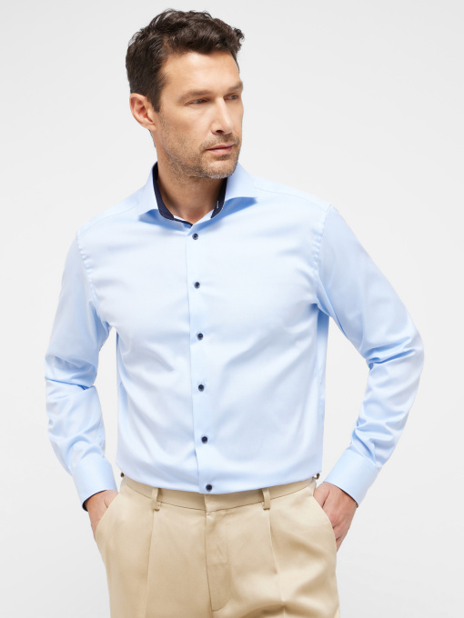 Мужская голубая рубашка MODERN FIT модель 8819/10/X15V.10 Фото