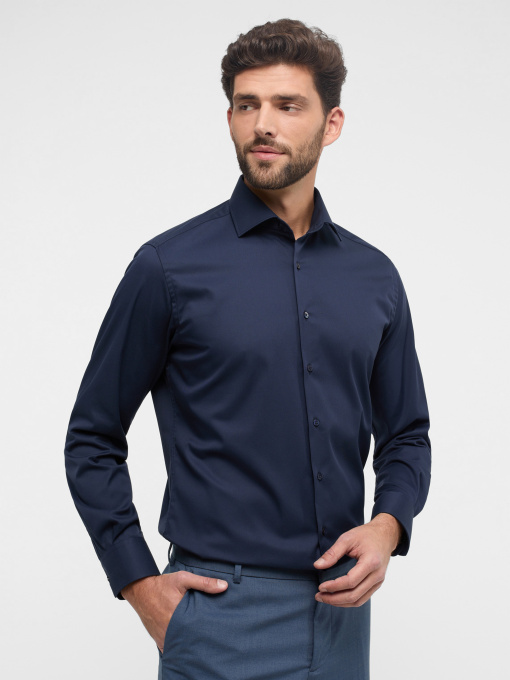 Чоловіча темно-синя сорочка MODERN FIT модель 8817/19/X18K.19 Фото