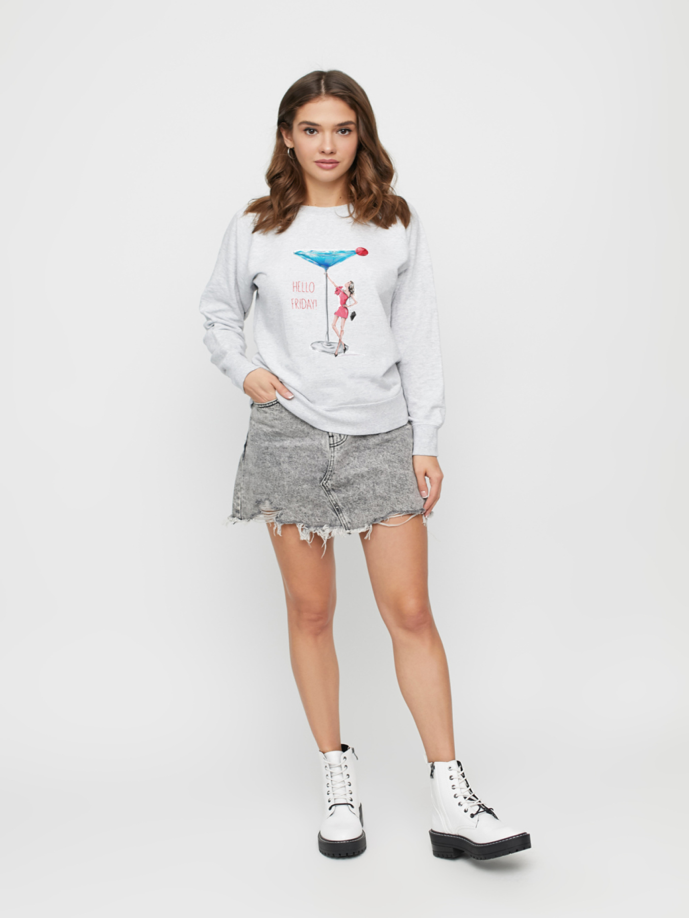 Свитшот YAPPI модель SWG1107 Фото