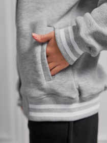 Женский бомпер с начесом меланж модель M144.4-202 Фото