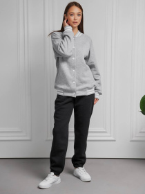 Женский бомпер с начесом меланж модель M144.4-202 Фото