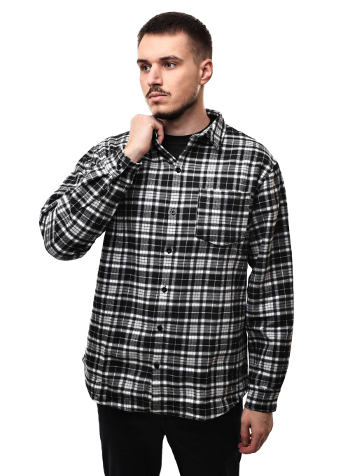 Рубашка мужская Чёрный LUMO модель 691529 Фото