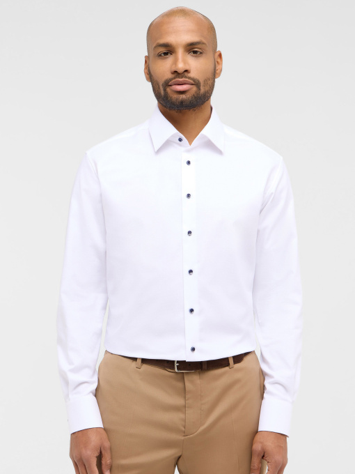 Мужская белая класическая рубашка MODERN FIT модель 2132/00/X171.00 Фото