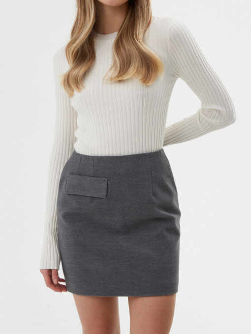 Юбка мини Estro модель 24-659-1-012505 Фото