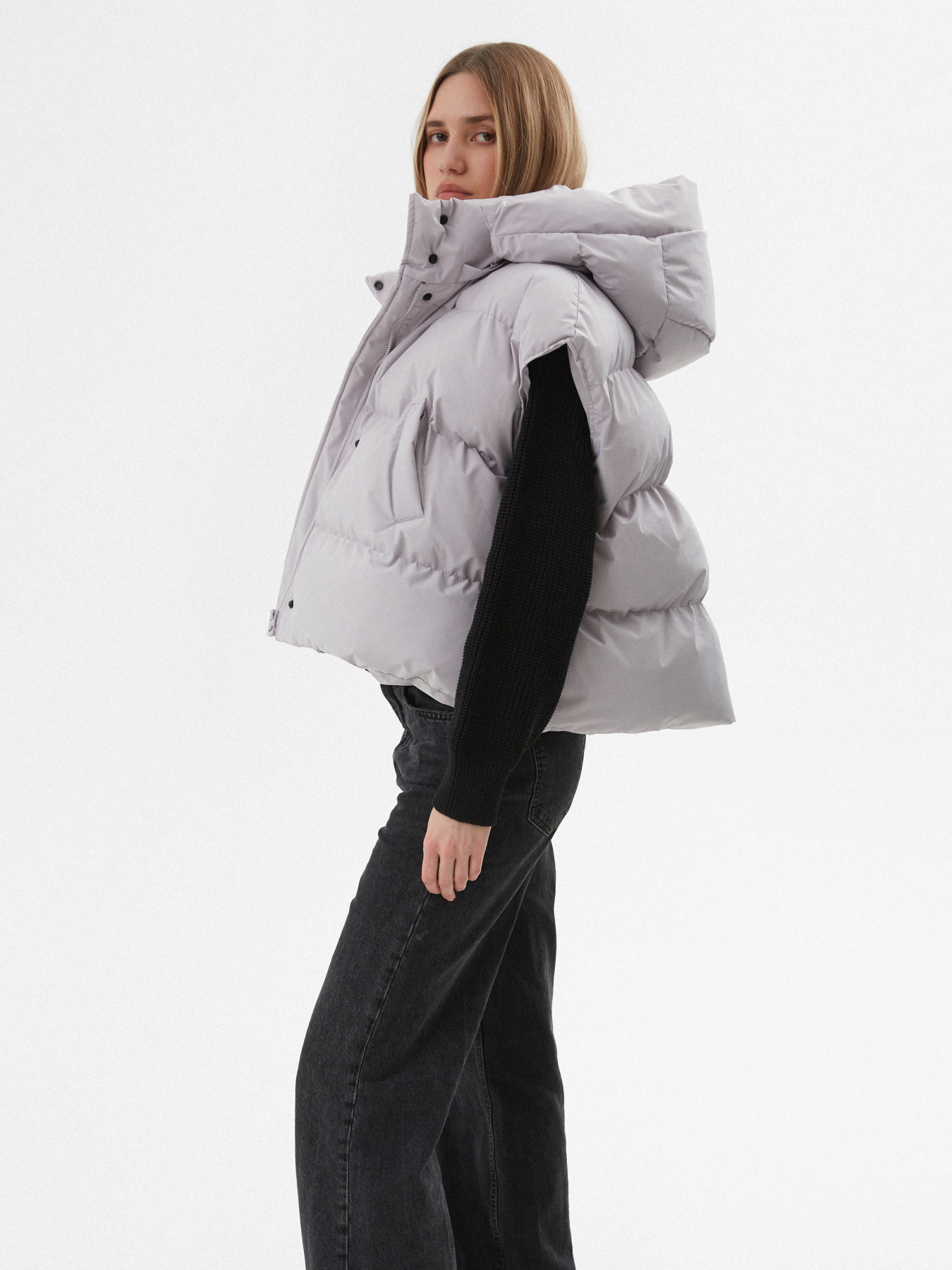 Утепленный жилет Estro модель 22441-3-28910 Фото